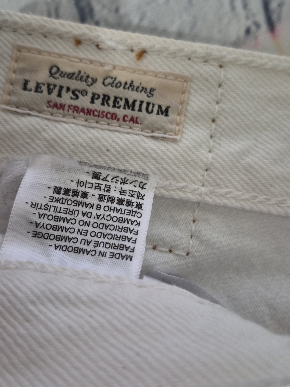 EUC Levis Premium Wedge Straight High Waist Jeans Size 28 - Picture 9 of 12